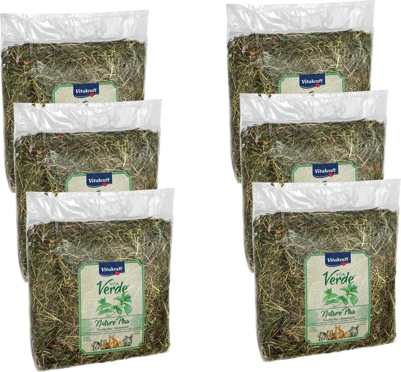 Vita-Verde Hooi 500 g - Ruwvoer - 6 x Brandnetel de Vitakraft – photo produit