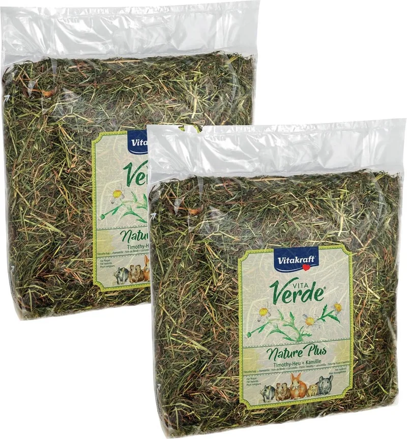 Vita Verde Hooi - Kamille - 2 x 500 g de Vitakraft – photo produit
