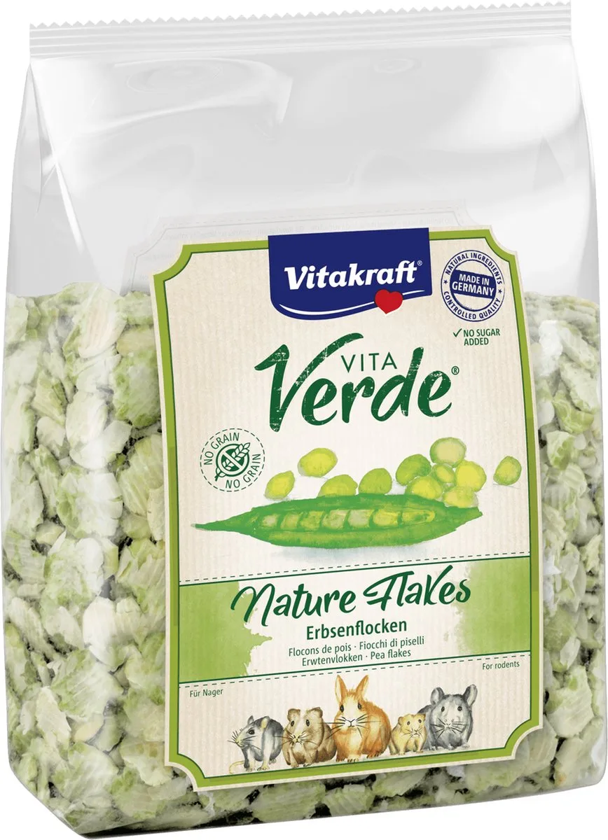Vita Verde Nature Flakes Erbsenflocken fr Nager 500 g von Vitakraft – Produktfoto