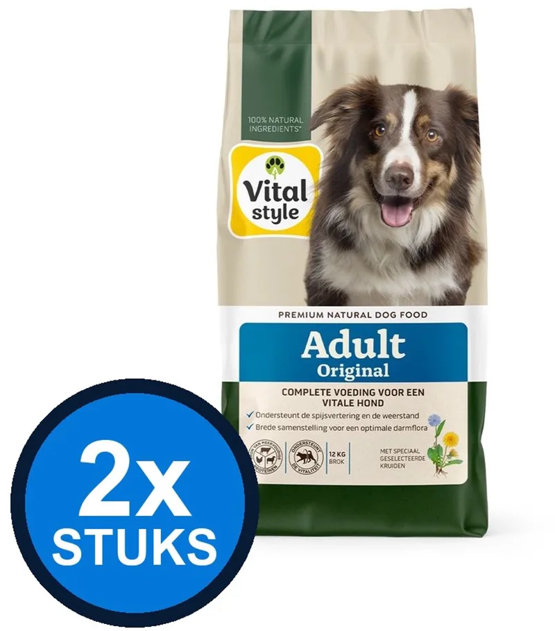 2x VITALstyle Hond Adult Original - Hondenvoer von VitalStyle – Produktfoto