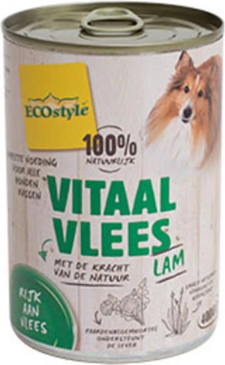 6x VITALstyle Hondenvoer Bik Lam 400 gr by VitalStyle – product photo