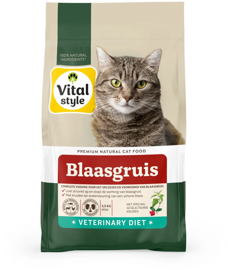Blaasgruis Kattenvoer - 2 x 3,5 kg - Voordeelverpakking de VitalStyle – photo produit