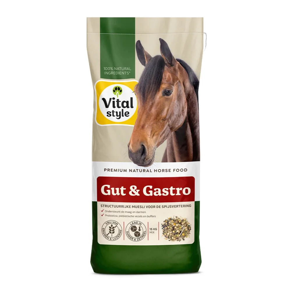Paardenmuesli Gut & Gastro 15 kg van VitalStyle – productfoto