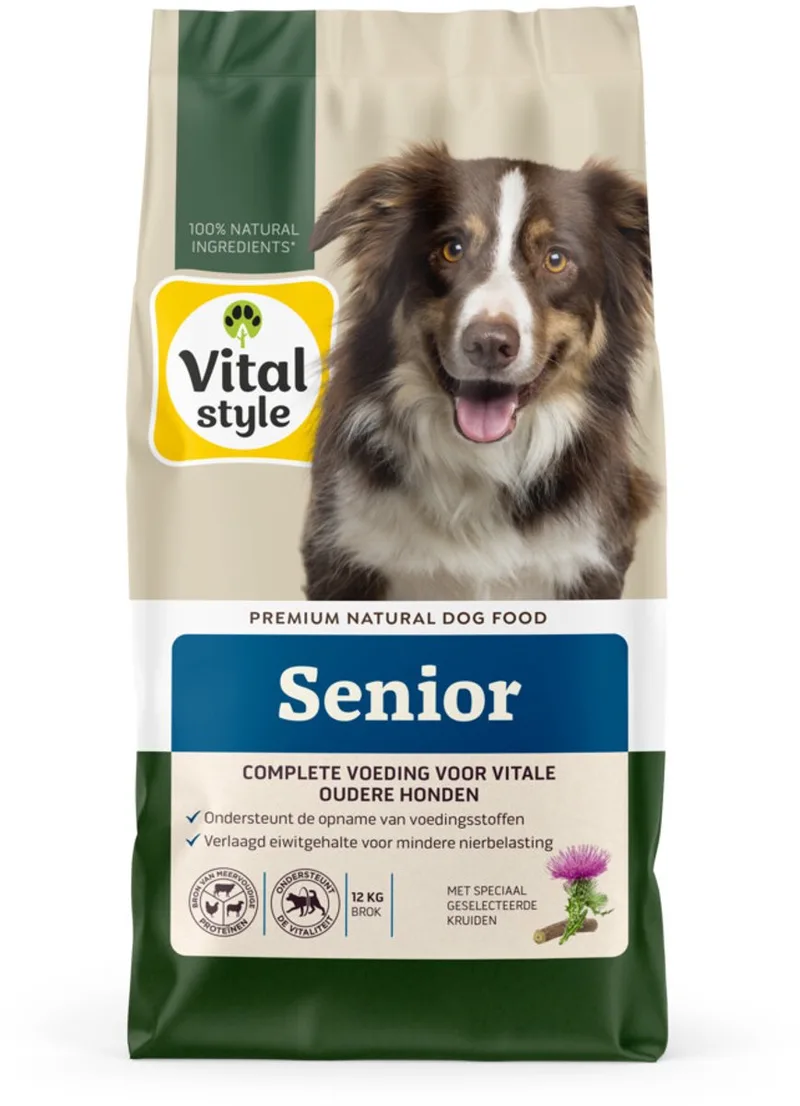 Senior Hondenvoer - 2 x 12 kg - Voordeelverpakking by VitalStyle – product photo