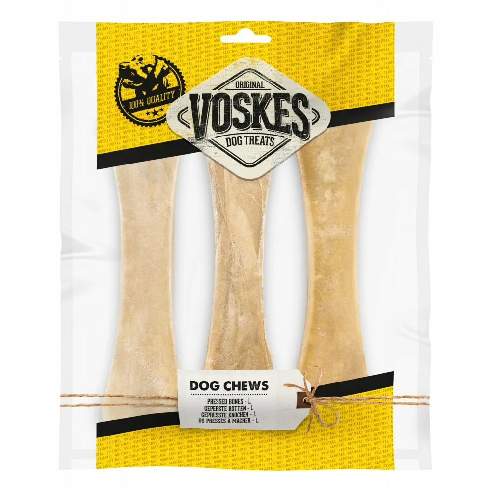 10x Voskes Hondensnack Geperst Bot L 3 stuks van Voskes – productfoto