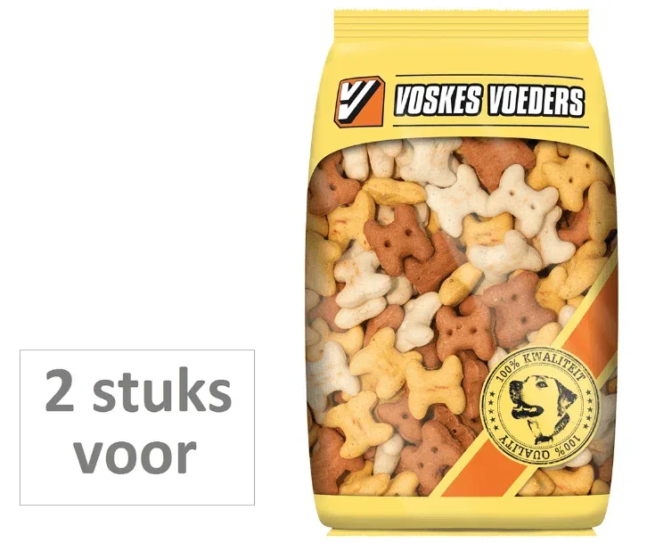 2 stuks! hondenvoer kluifjes 4 mix Voskes von Voskes – Produktfoto