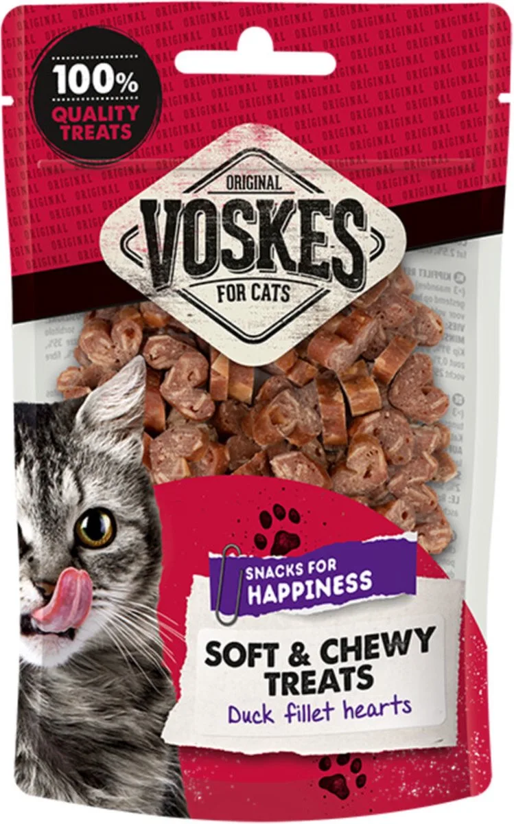 Eendenfilet Hartjes 60 gr van Voskes – productfoto
