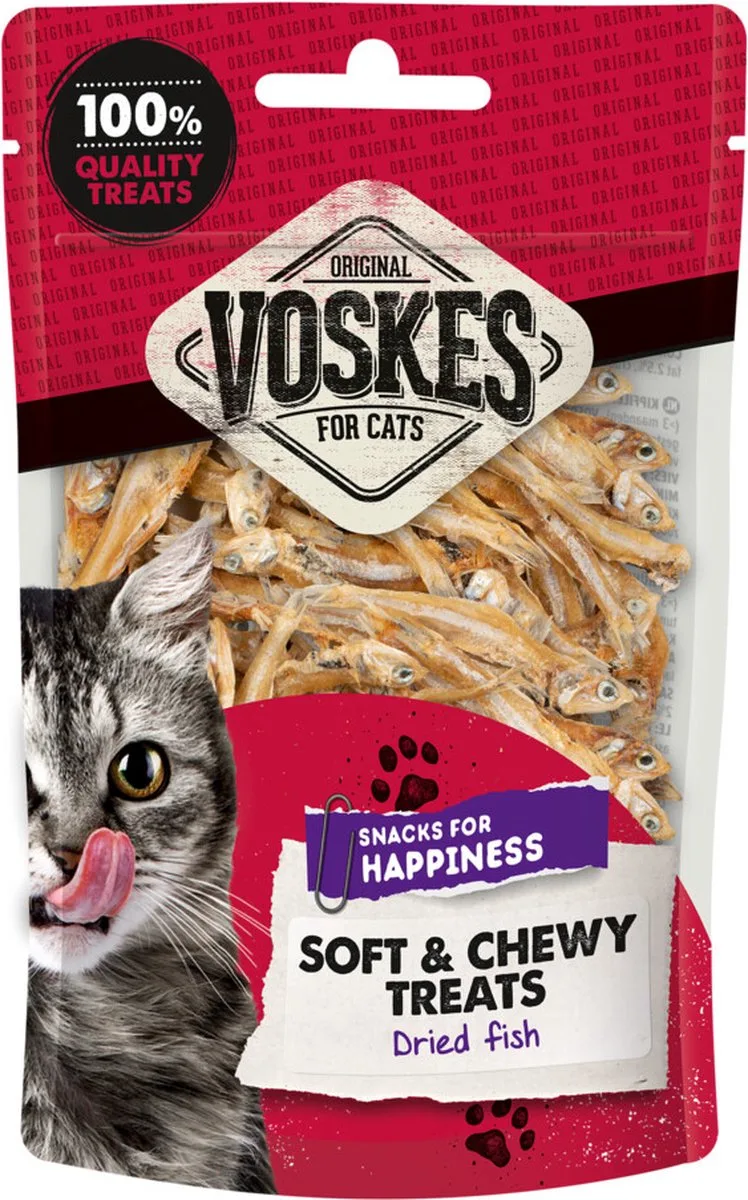 Gedroogde Vis 60 gr de Voskes – photo produit