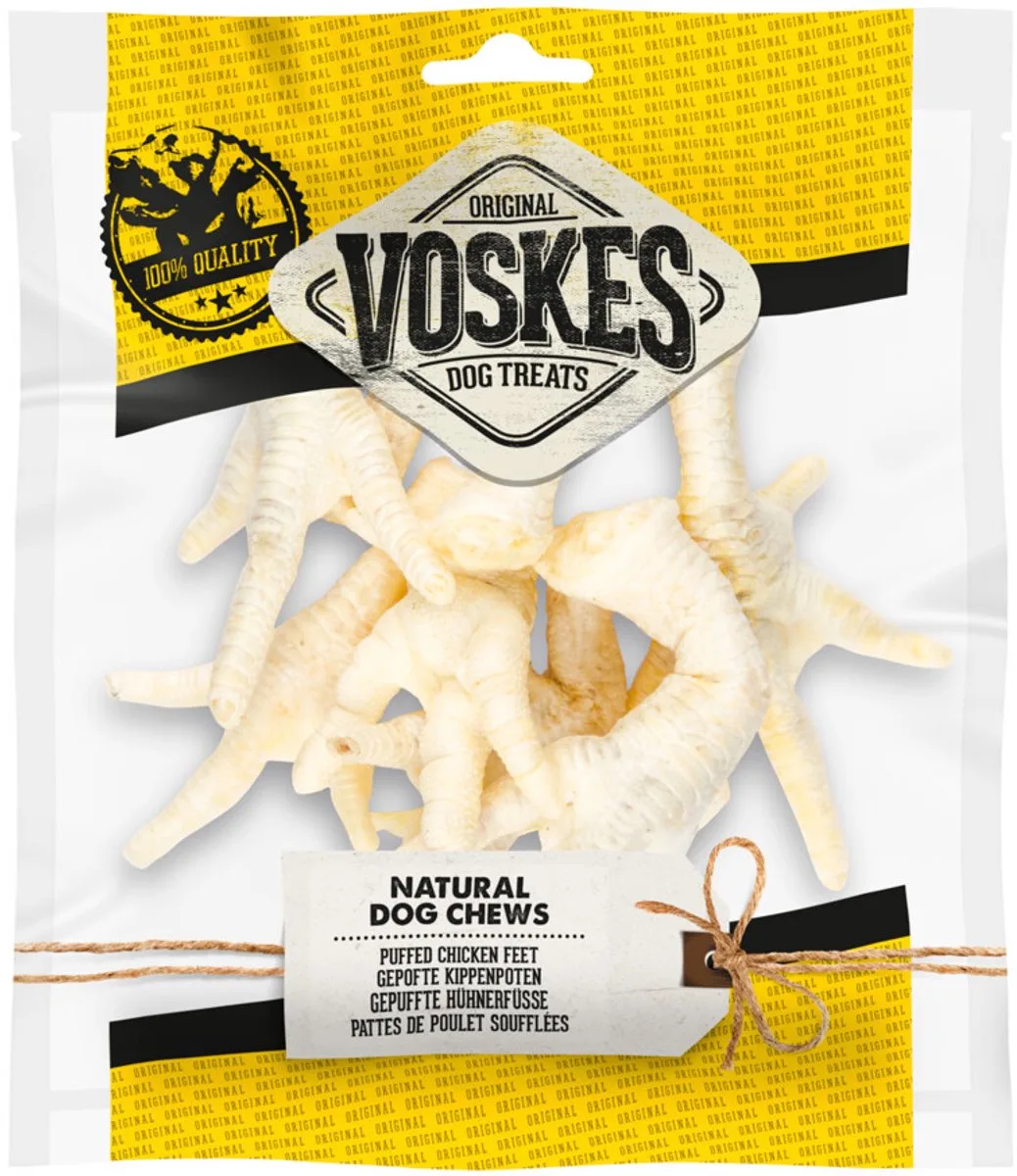 Gepofte Kippenpoten - 12 x 100 gr - Voordeelverpakking by Voskes – product photo
