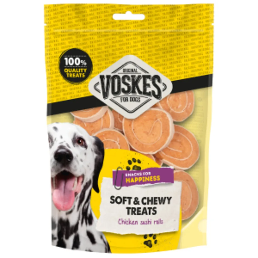 Hondensnack Kip Sushi 100 gr by Voskes – product photo