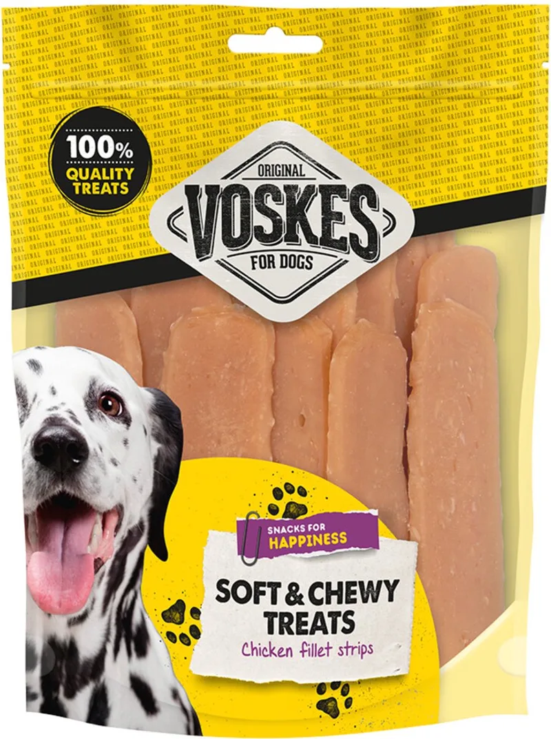 Hondensnack Kipfilet Dry - 400 gr by Voskes – product photo
