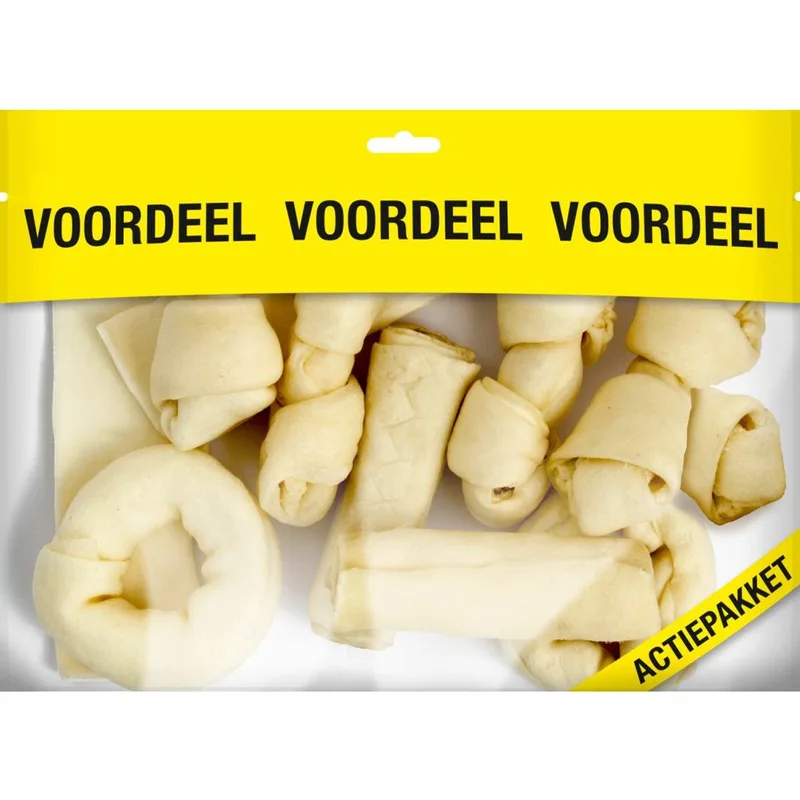Hondensnacks Blanke Kauwkluiven Mix - 420 gr de Voskes – photo produit