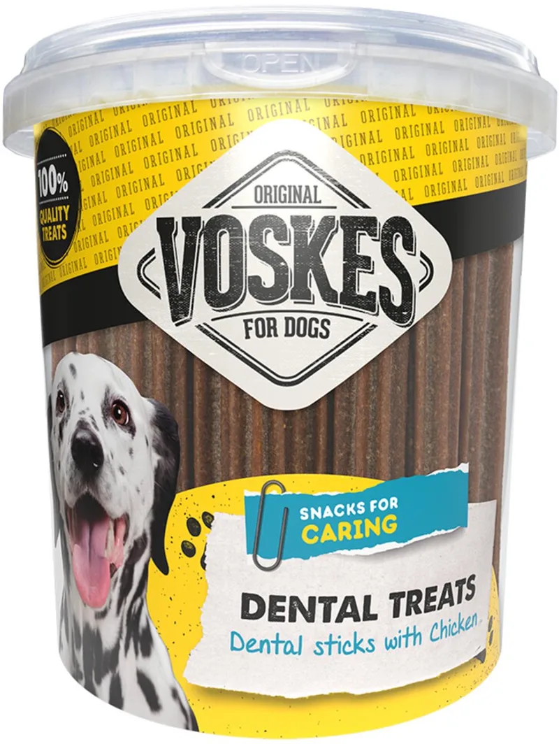 Hondensnacks Dentastick Medium - 24 stuks de Voskes – photo produit