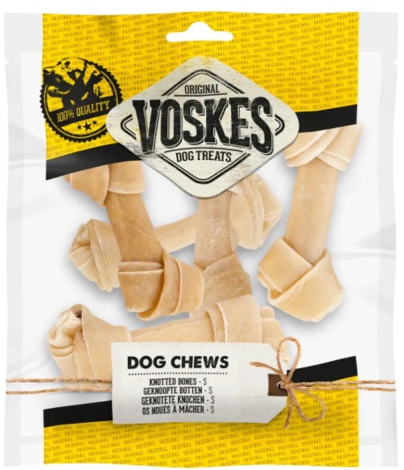 Hondensnacks Geknoopte Botten Small - 5 stuks von Voskes – Produktfoto