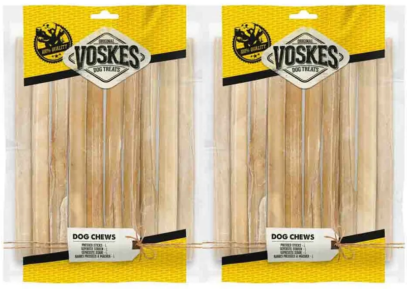 Hondensnacks Geperste Staven L - 2 x 10 stuks - Voordeelverpakking by Voskes – product photo