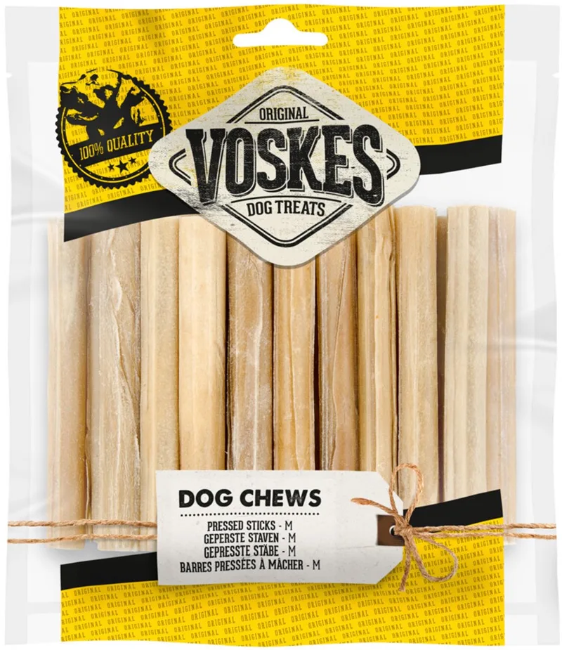 Hondensnacks Geperste Staven M - 20 stuks fra Voskes – produktbillede
