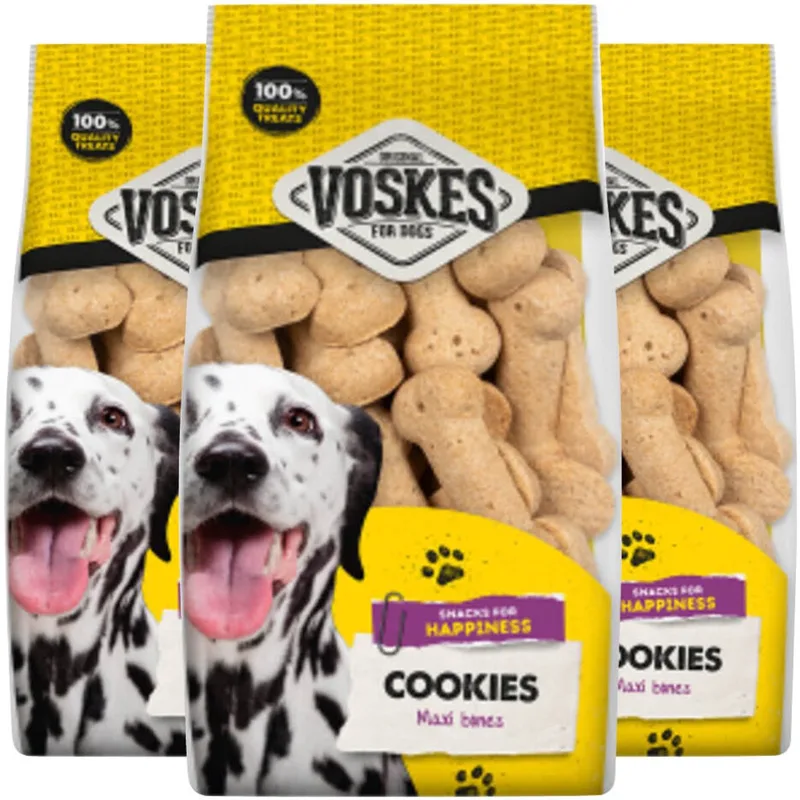 Hondensnacks Grote Kluif - 3 x 750 gr - Voordeelverpakking de Voskes – photo produit