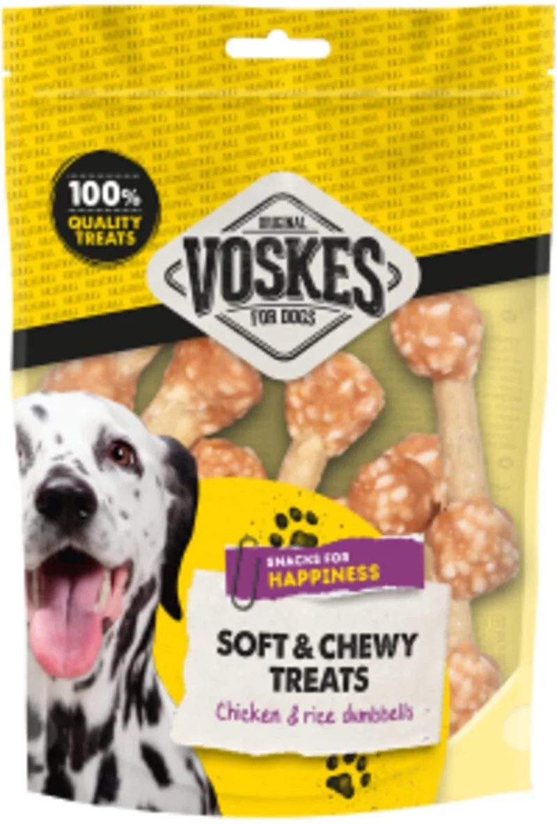 Hondensnacks knotsjes - 8 x 100 gr - Voordeelverpakking by Voskes – product photo