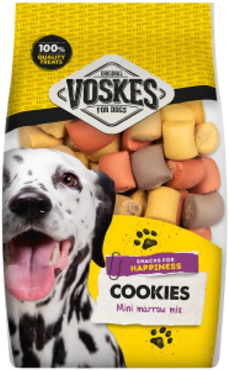 Hondensnacks Mini Merg Mix - 400 gr van Voskes – productfoto