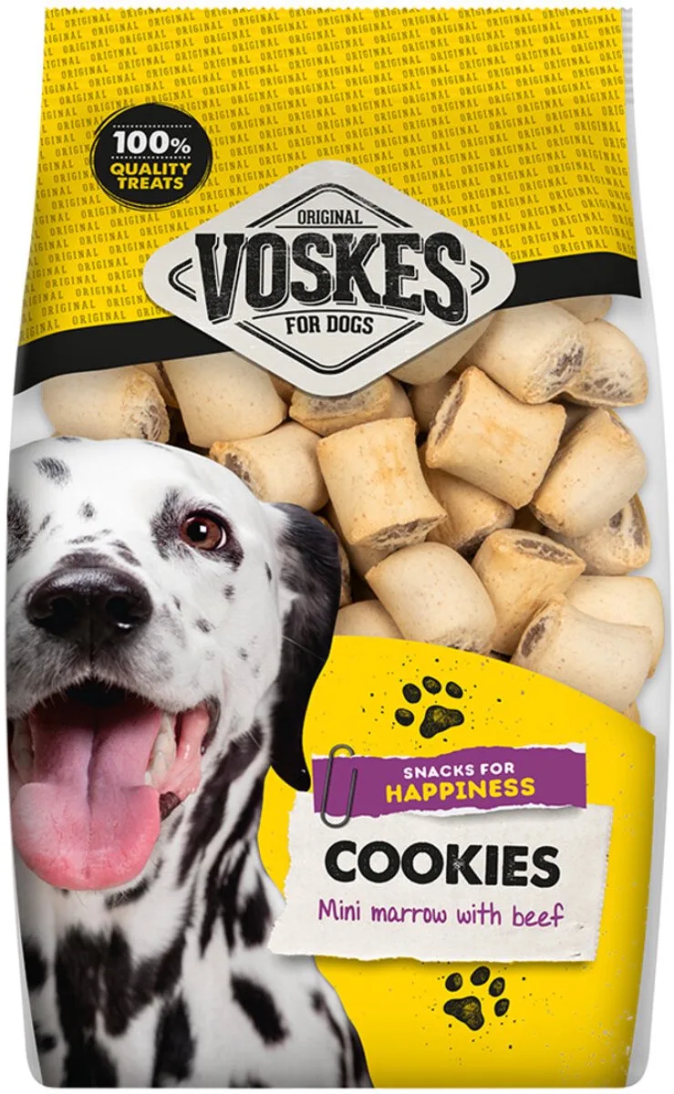 Hondensnacks Mini Merg Rund - 12 x 400 gr - Voordeelverpakking by Voskes – product photo