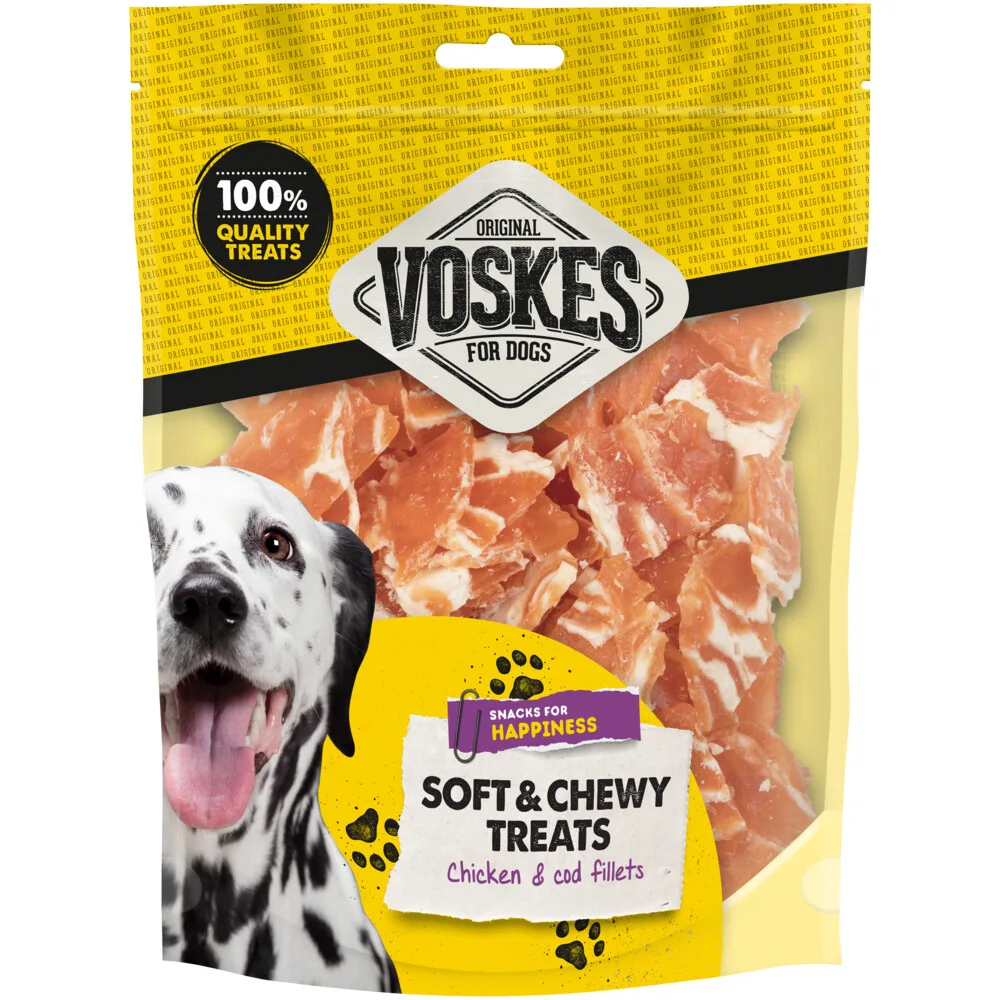 10x Voskes Hondensnacks Original Filets Kip & Kabeljauw 400 gr från Voskes – produktbild