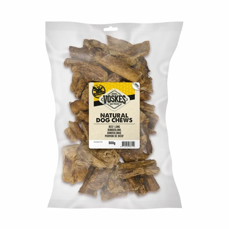Hondensnacks Runderlong - 500 gr van Voskes – productfoto