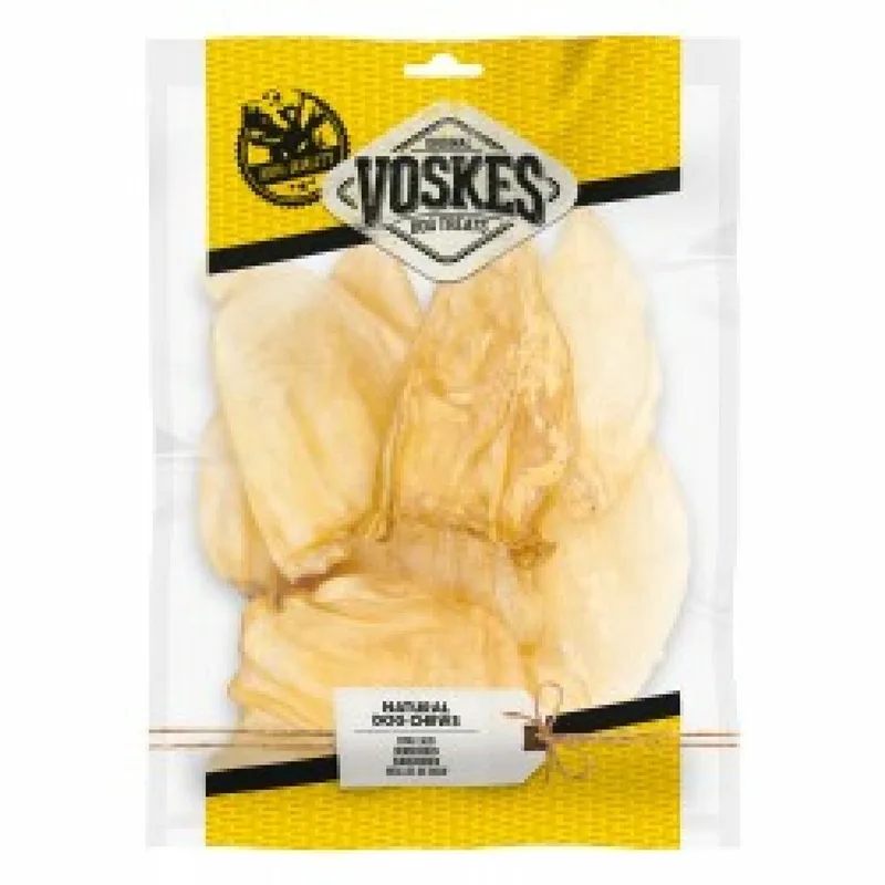 Hondensnacks Runderoren - 10 x 10 stuks - Voordeelverpakking by Voskes – product photo