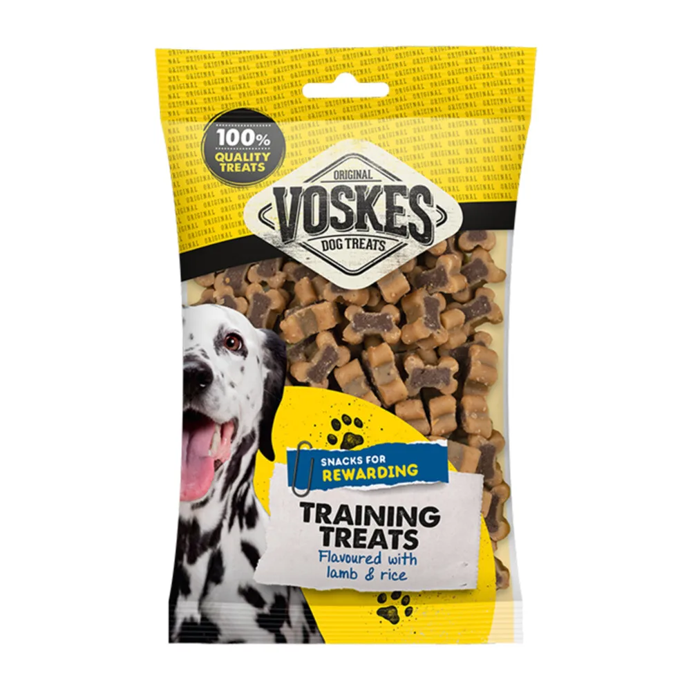Hondensnacks Training Lam en Rijst 200 gr van Voskes – productfoto