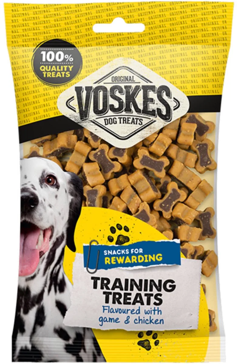 Hondensnacks Training Wild en Kip - 14 x 200 gr - Voordeelverpakking de Voskes – photo produit