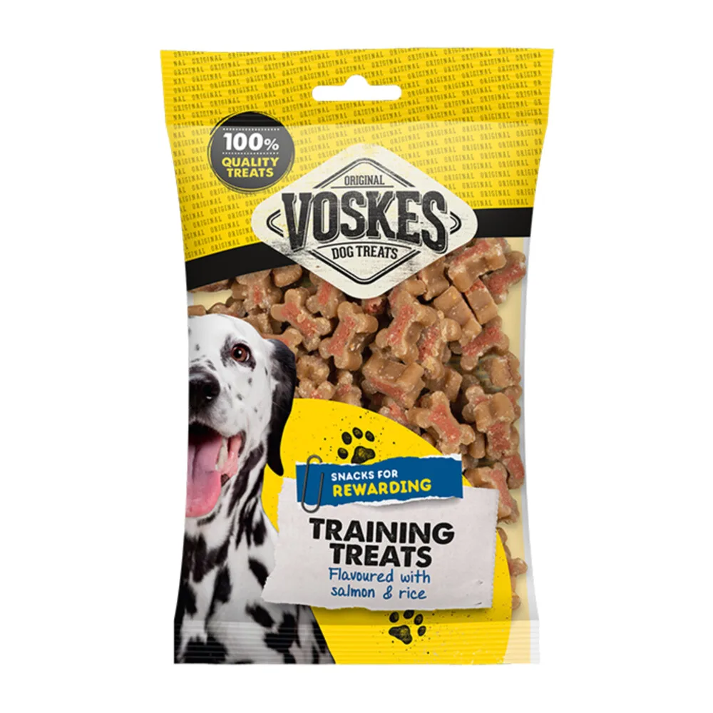 Hondensnacks Training Zalm en Rijst 200 gr van Voskes – productfoto