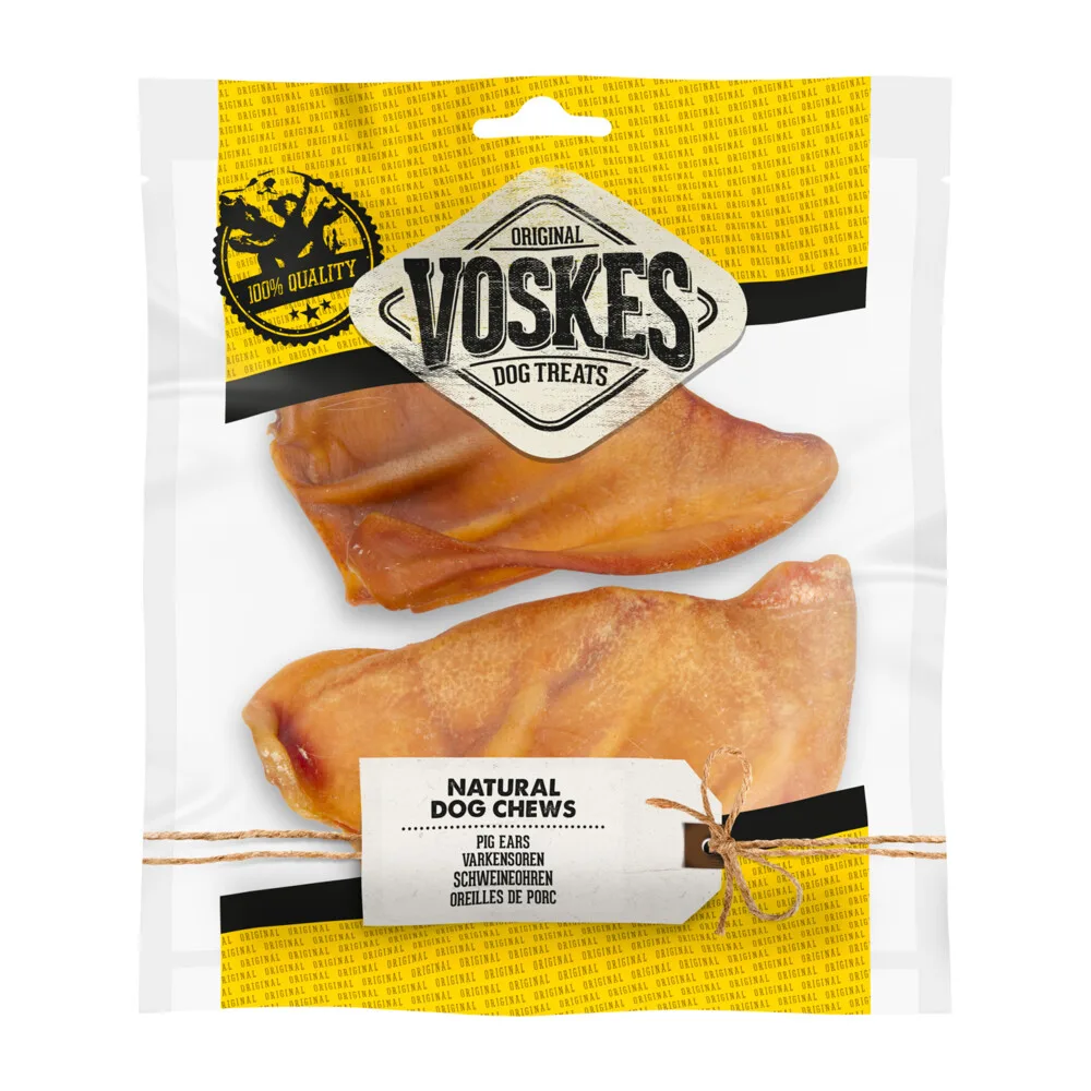 Hondensnacks Varkensoren 2 stuks by Voskes – product photo