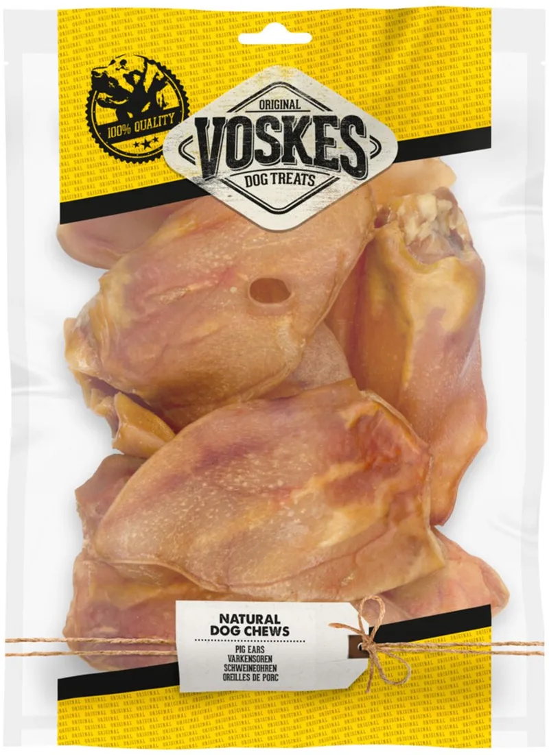 Hondensnacks Varkensoren - 8 stuks by Voskes – product photo