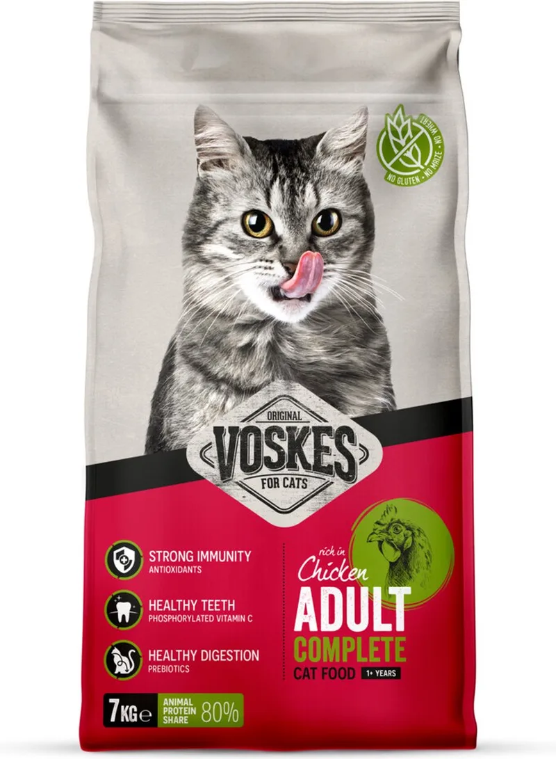 Kattenbrokken Adult Kip 7 kg by Voskes – product photo