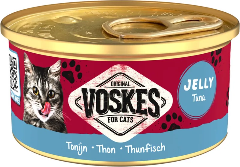 Kattenvoer Nat Tonijn 85gr de Voskes – photo produit