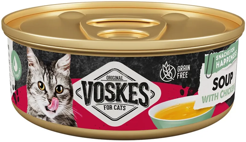 Original Soep Kattensnack Kip - 36 x 50 gr - Voordeelverpakking fra Voskes – produktbillede