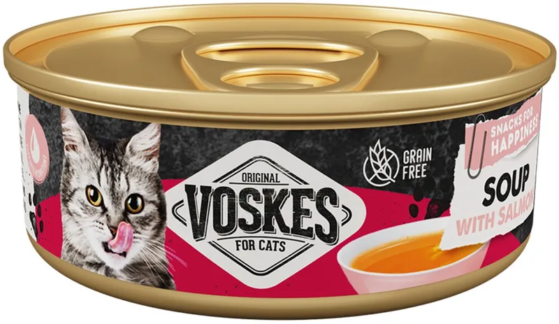 Original Soep Kattensnack Zalm - 36 x 50 gr - Voordeelverpakking de Voskes – photo produit