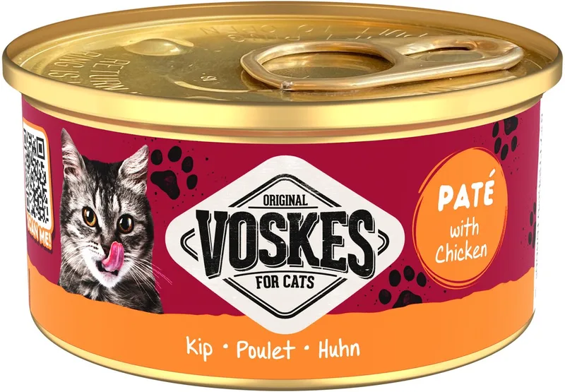Paté Kattenvoer - Tonijn - 24 x 85 g by Voskes – product photo