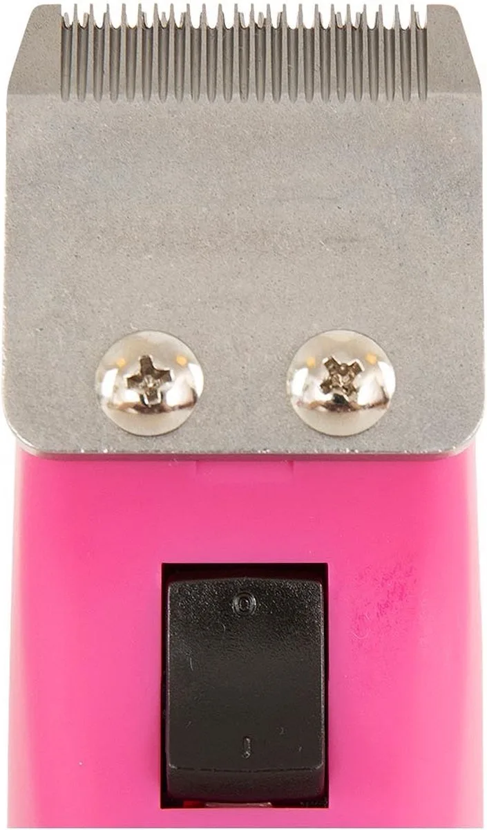 Pico trimmer paard - Scheerapparaat - Handzame dierentrimmer - 2 Scheerkoppen - Beschermkapje - Olie - Schoonmaakborsteltje - Werkt op batterijen von Wahl in Rosa – Produktfoto