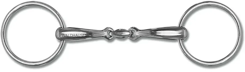 Anatomisch hoofdstel, dubbel gebroken, massief by Waldhausen in Silver – product photo