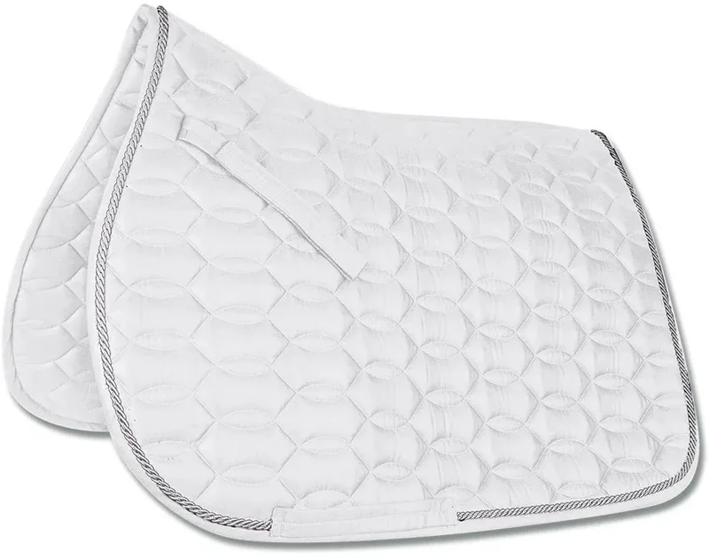 Ancona Dressuur Zadeldekje Wit Full by Waldhausen in White – product photo