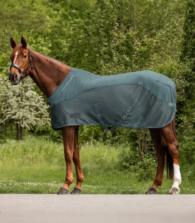 COMFORT Fleece Vliegendeken von Waldhausen in Grün – Produktfoto