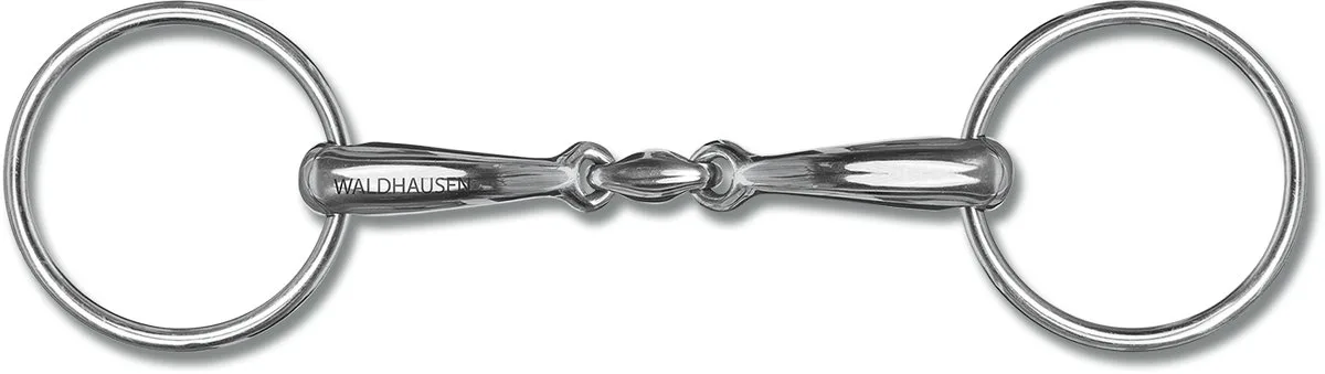 Dubbel Gebroken Bit 12,5cm by Waldhausen in Silver – product photo