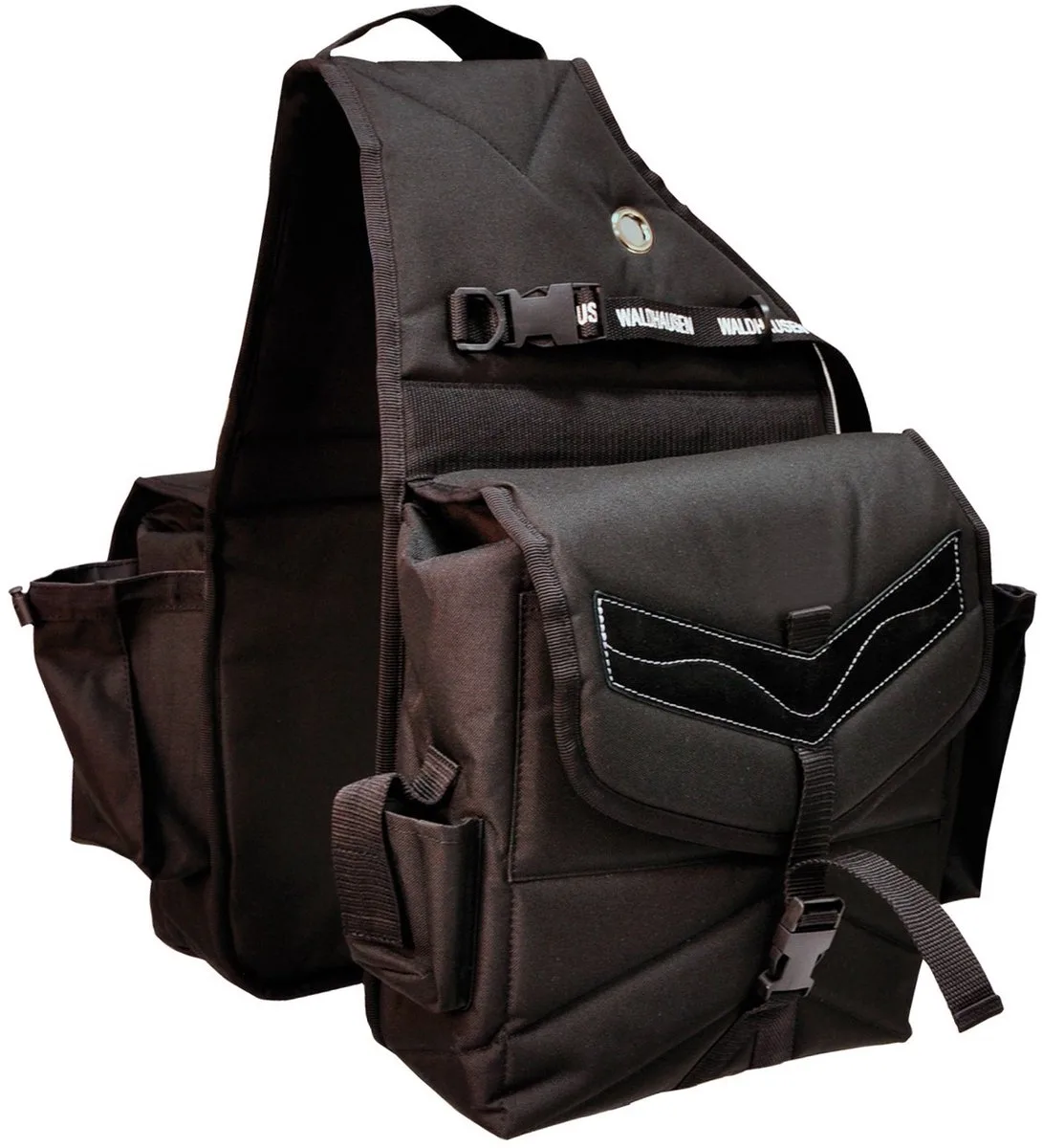Dubbele zadeltas Pannier Premium från Waldhausen i Svart – produktbild