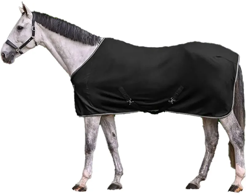 Economic Cross Surcingles Fleece Paardendeken Zwart 115 cm de Waldhausen en Noir – photo produit