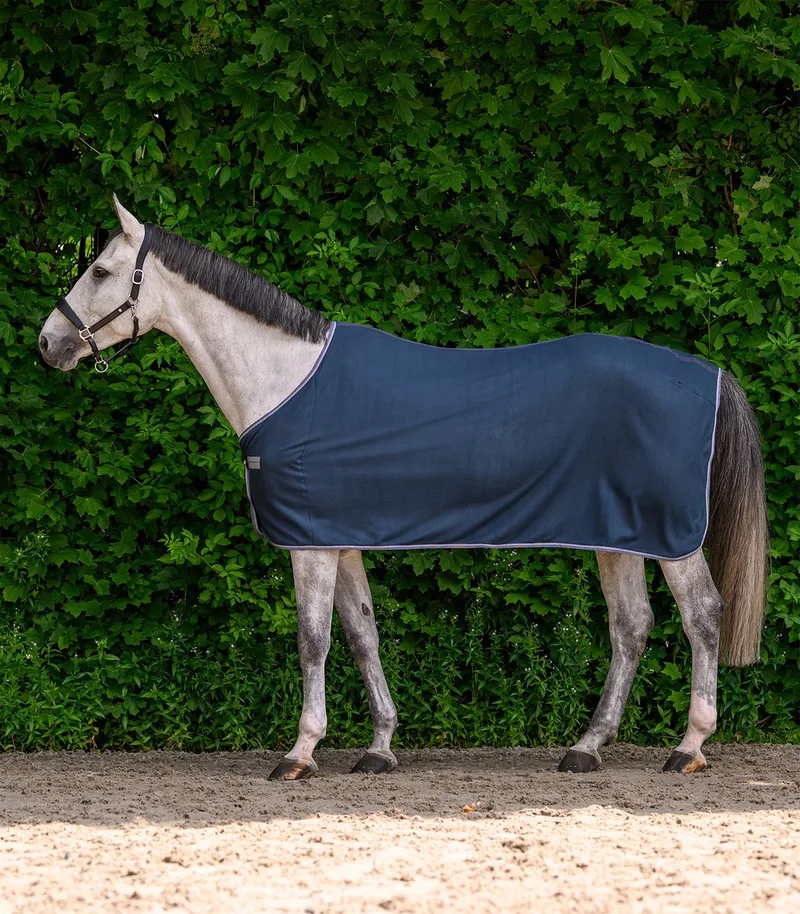 Economic Fleece Paardendeken - Bijna Uitverkocht! de Waldhausen en Night blue – photo produit