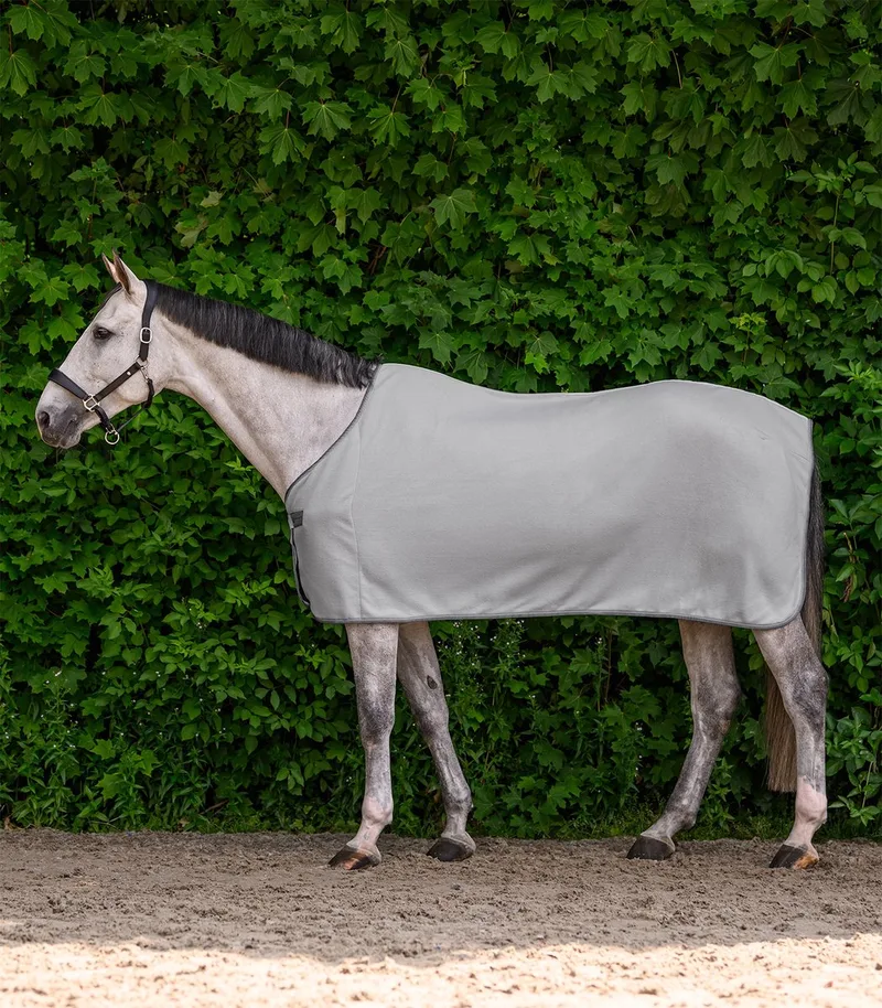 Economic Fleece Paardendeken - Bijna Uitverkocht! de Waldhausen en Silver grey – photo produit