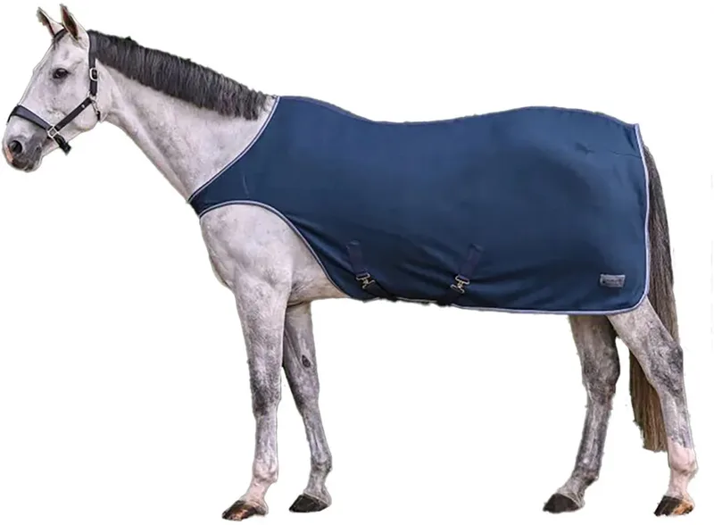 Economic Fleece Walking Paardendeken Blauw 155 cm by Waldhausen in Night Blue – product photo