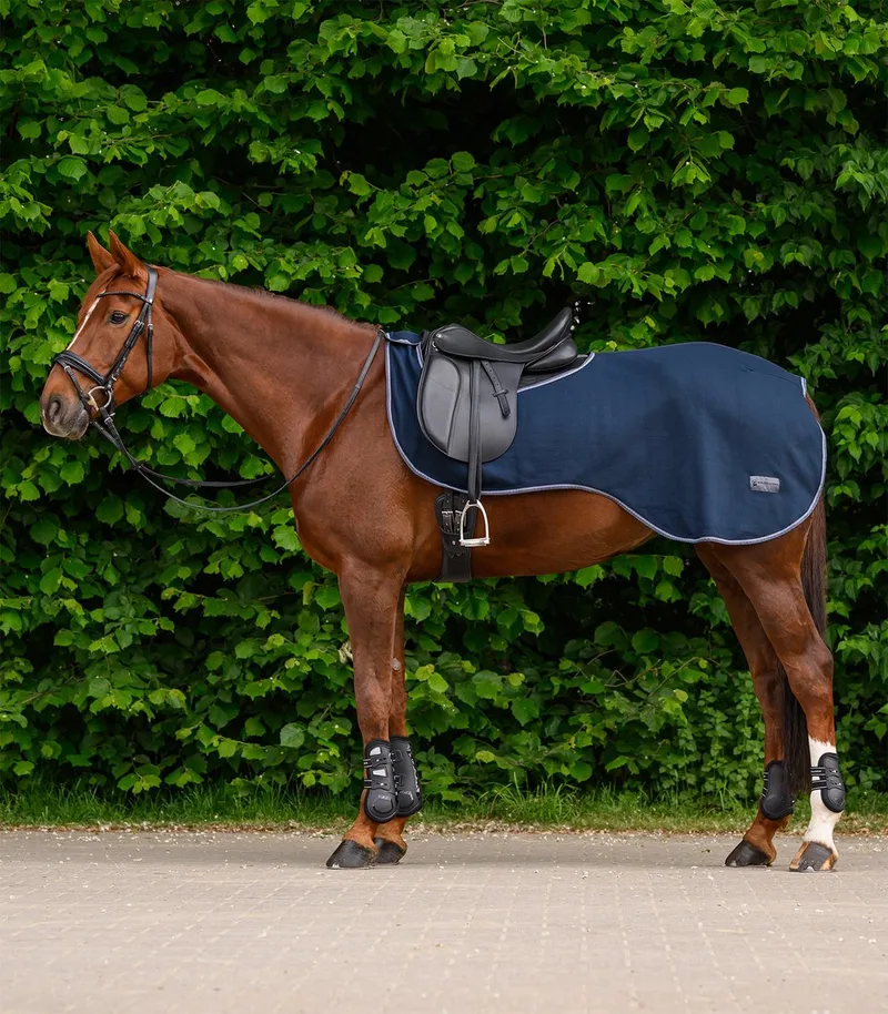 Economische Fleece Zweetdeken - Bijna Uitverkocht! de Waldhausen en Night blue – photo produit