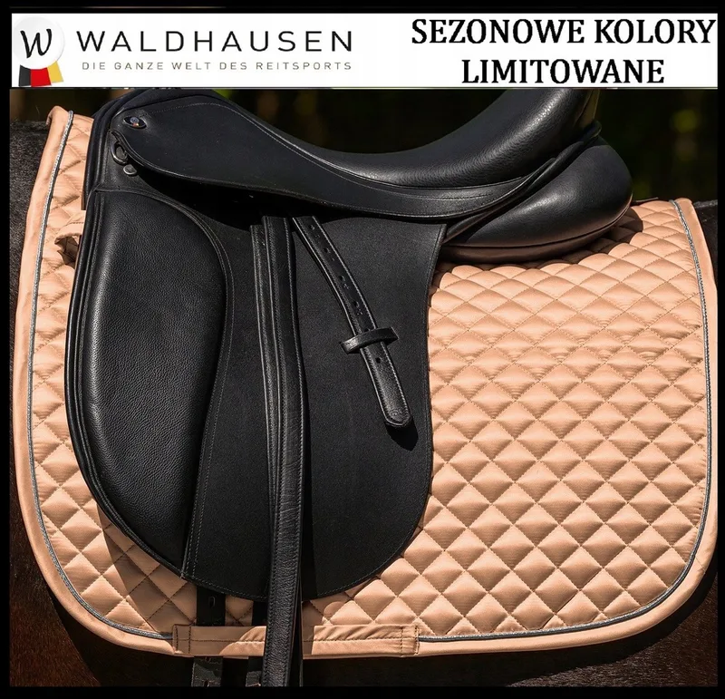 Felix Glam Dressuur Zadeldek - Perzik de Waldhausen en Peach – photo produit