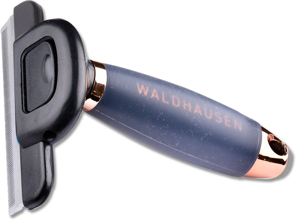 Fellwechselkamm mit Gelgriff, XL von Waldhausen in Linnea pink – Produktfoto